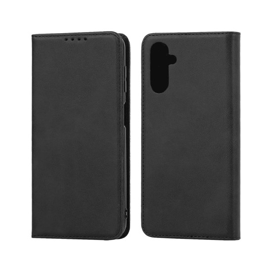 Capa Flip de Couro com Bolso Interno para Samsung Galaxy A04s Preto